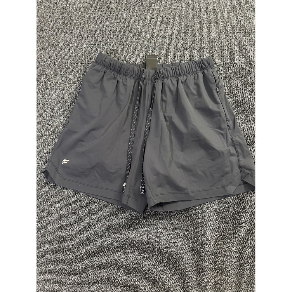 Fabletics Mens black Lined Athletic Running Shorts Small 5 Inch Inseam
